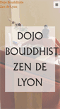 Mobile Screenshot of dojo-bouddhiste-zen-lyon.fr